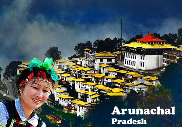 Arunachal Pradesh Tawang Monastry, yellow hut
