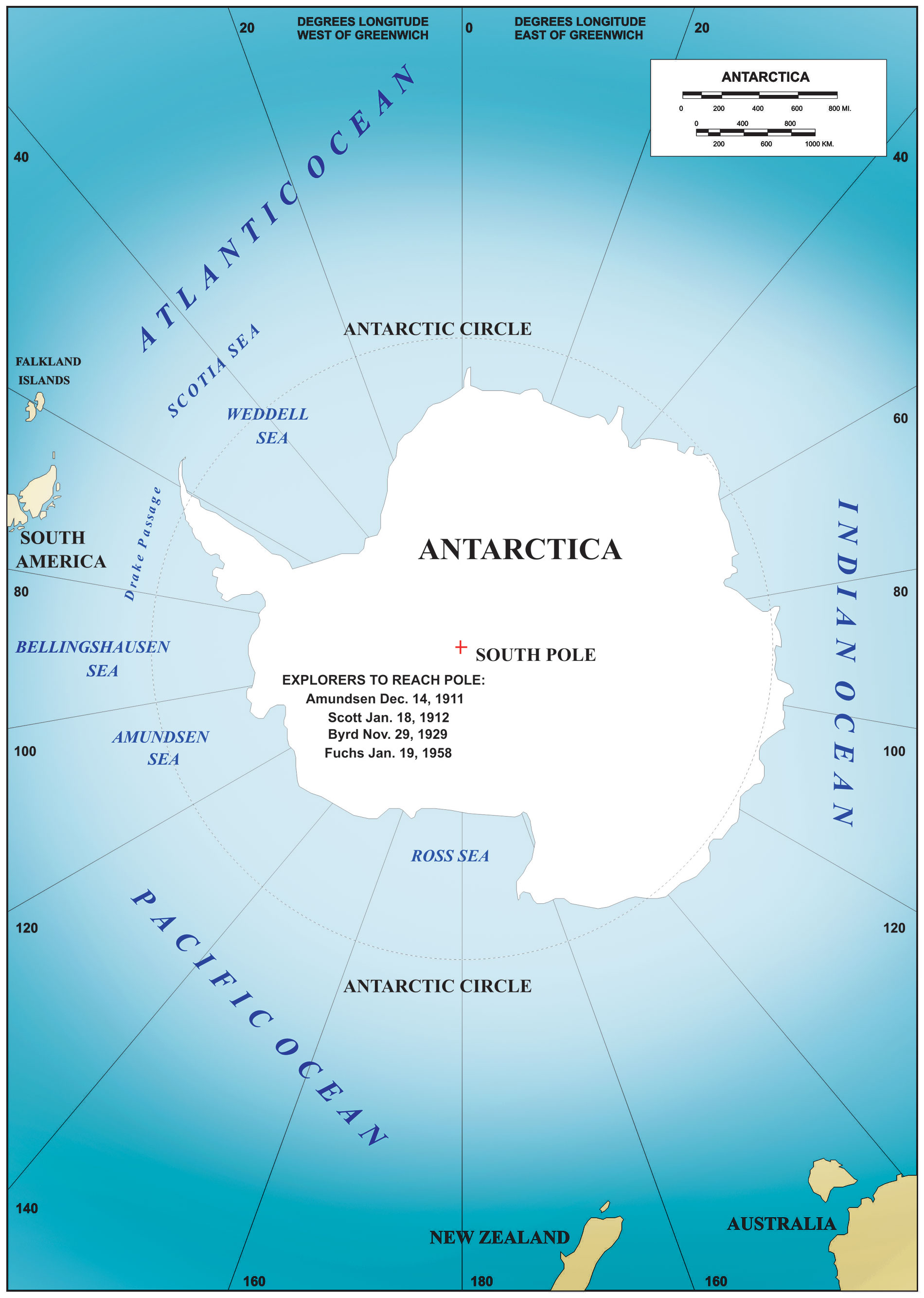 Arctic Ocean Political Map
