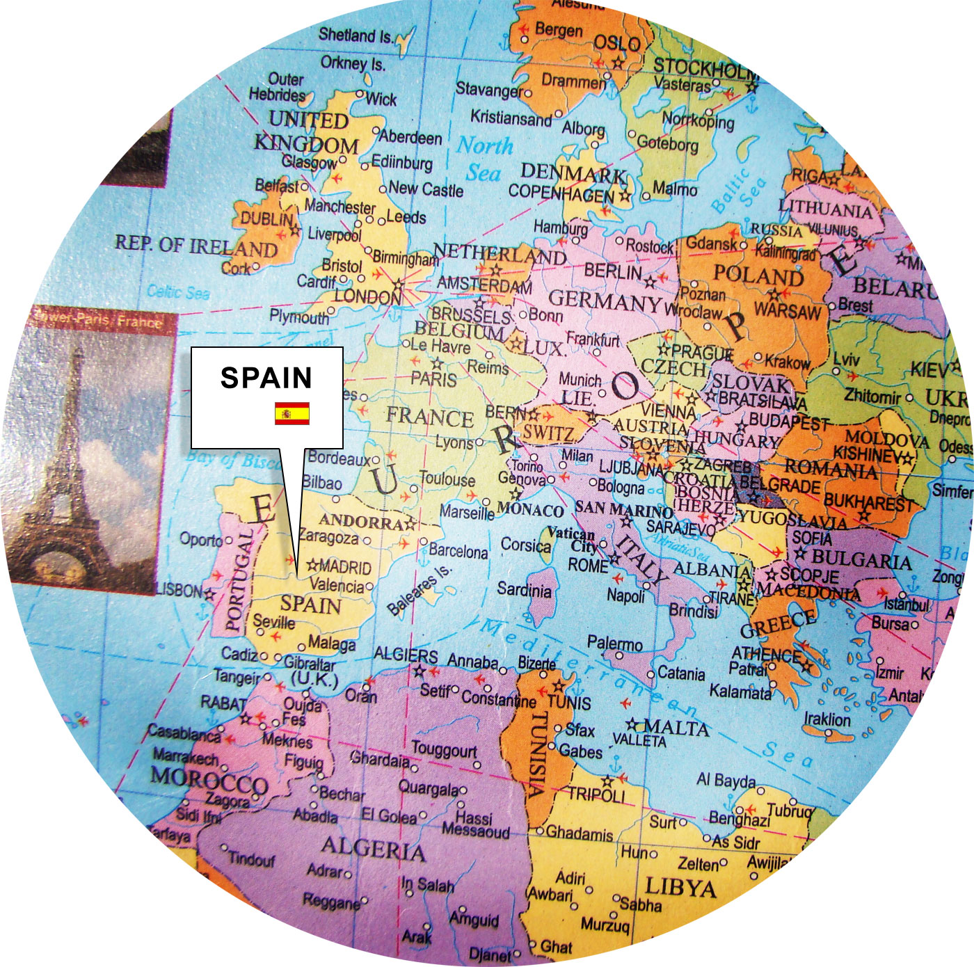 Location map Spain