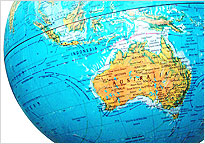 Australia Globe