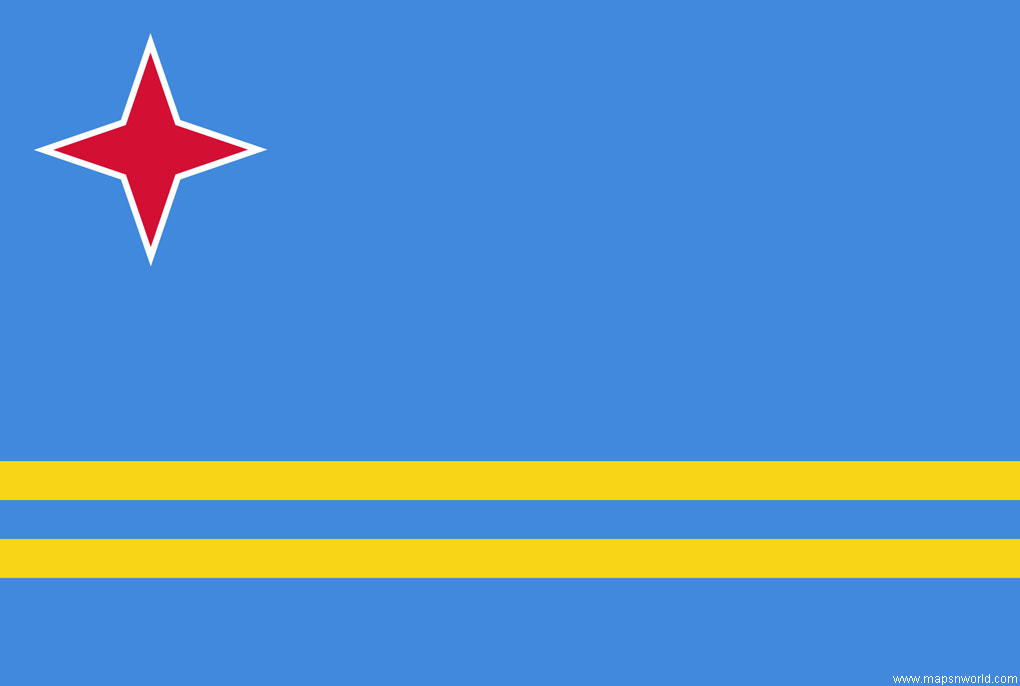 Flag of aruba