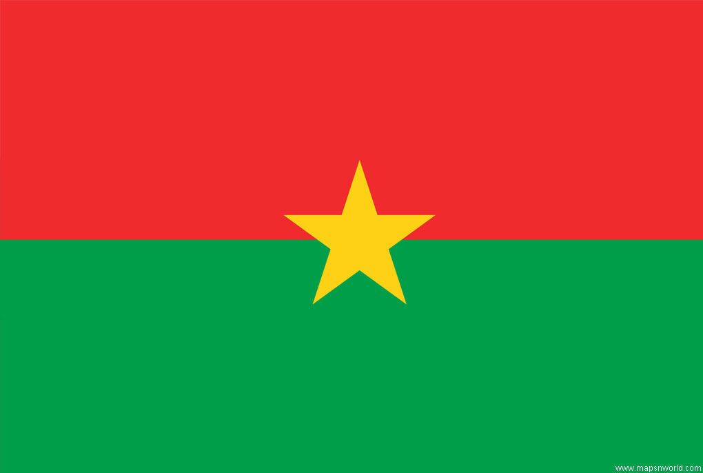 Flag of burkina-faso