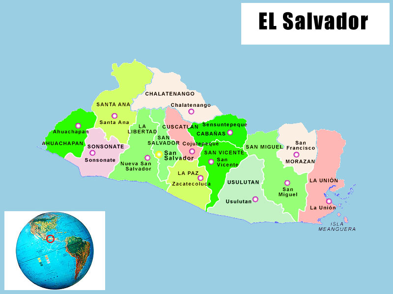 map El Salvador