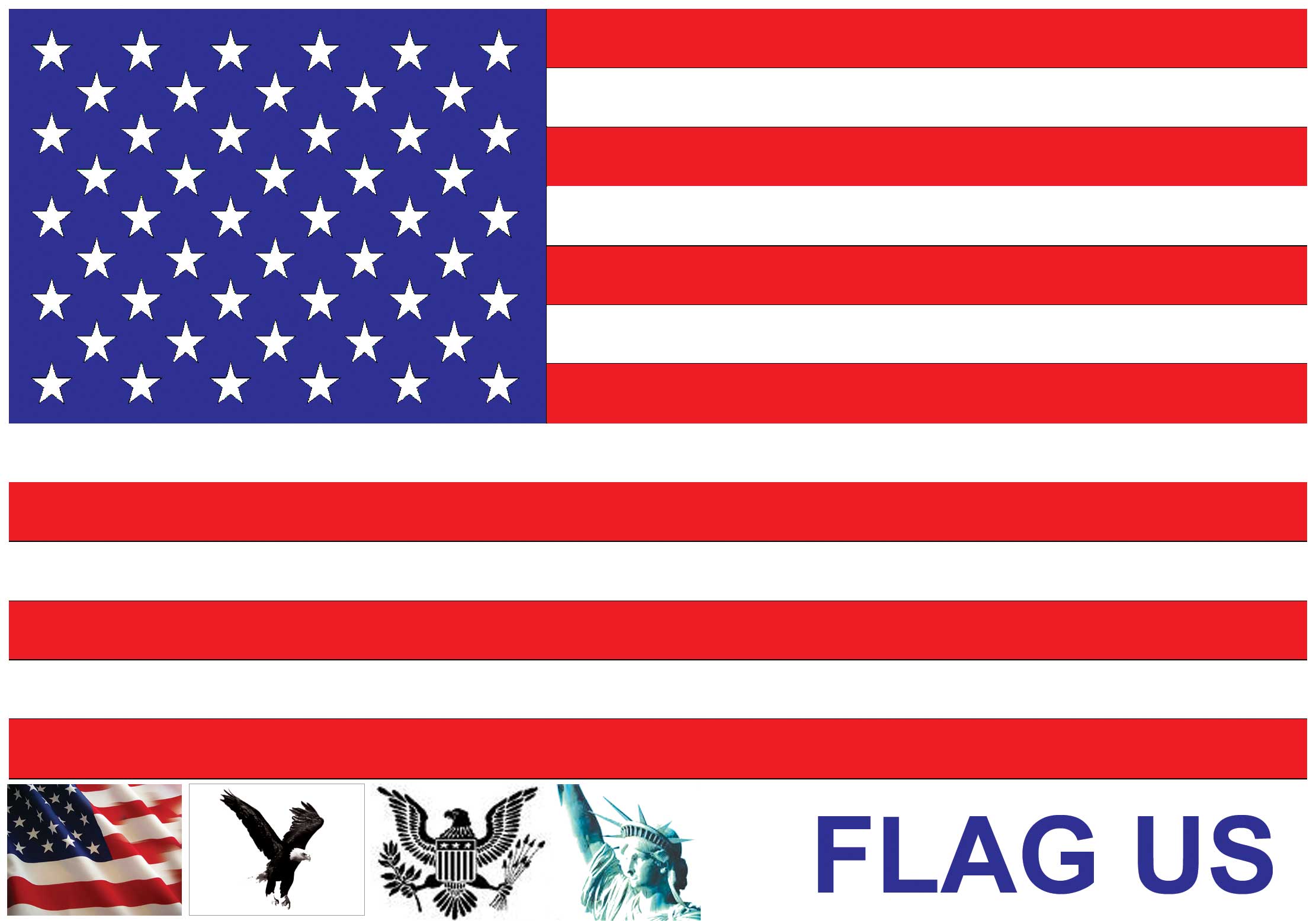 Flag US: American flag