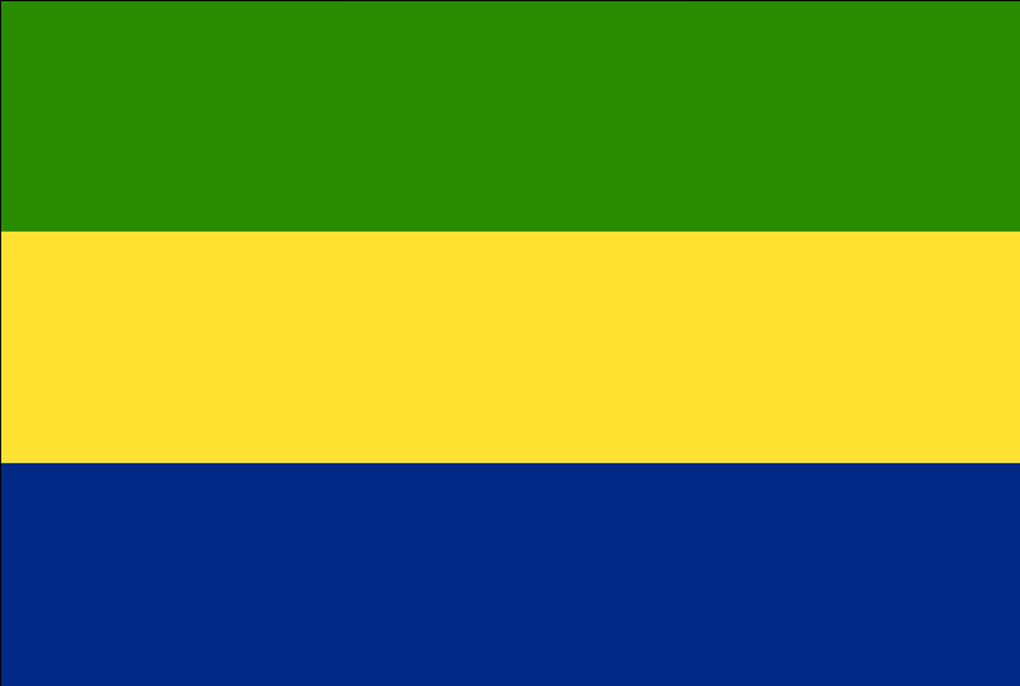 Flag of gabon