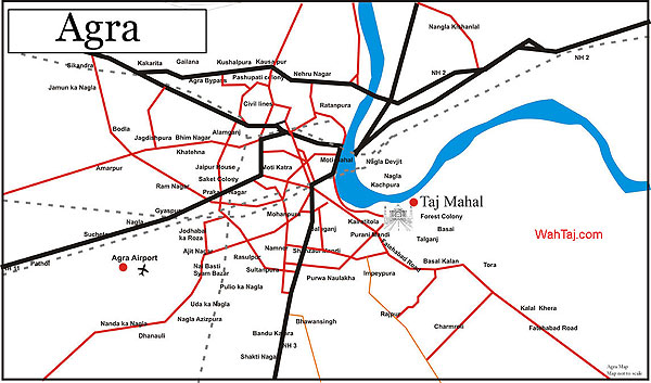 Agra Map