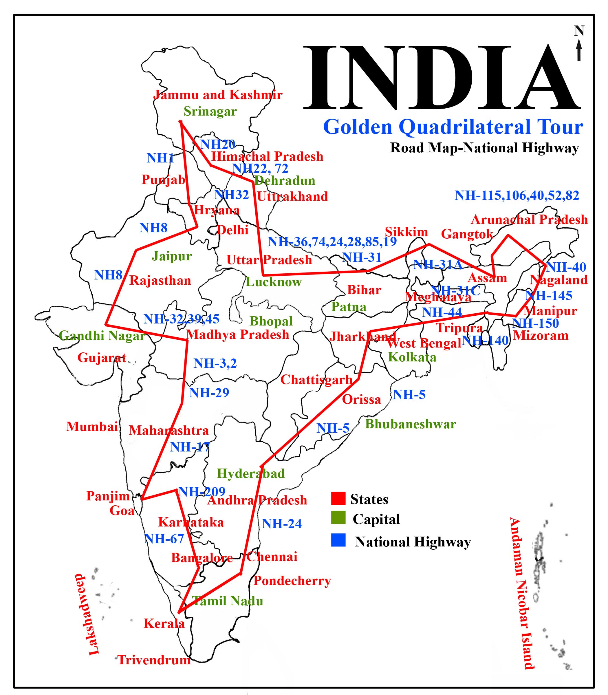 India Road Map