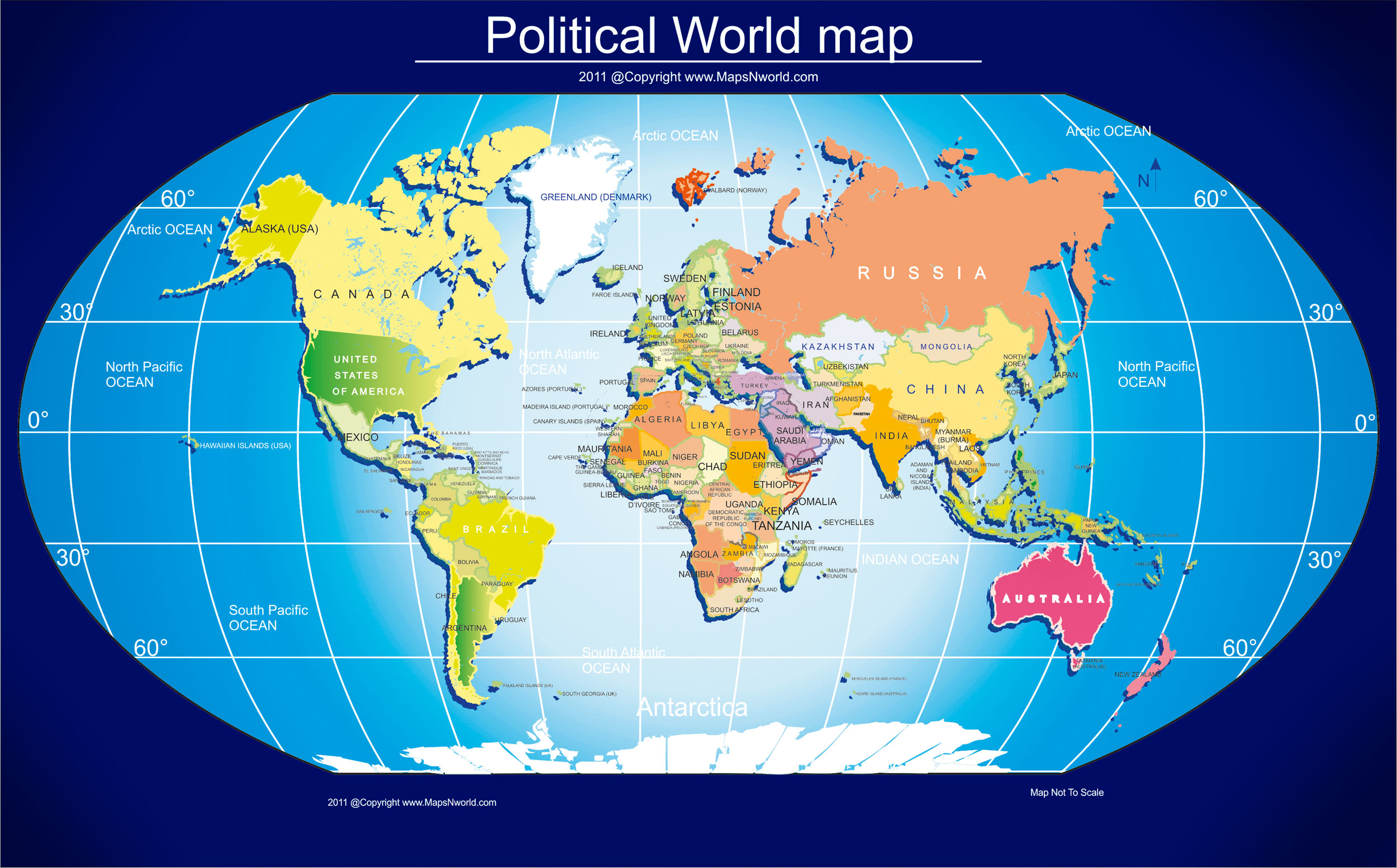 World map globe view - publishingple