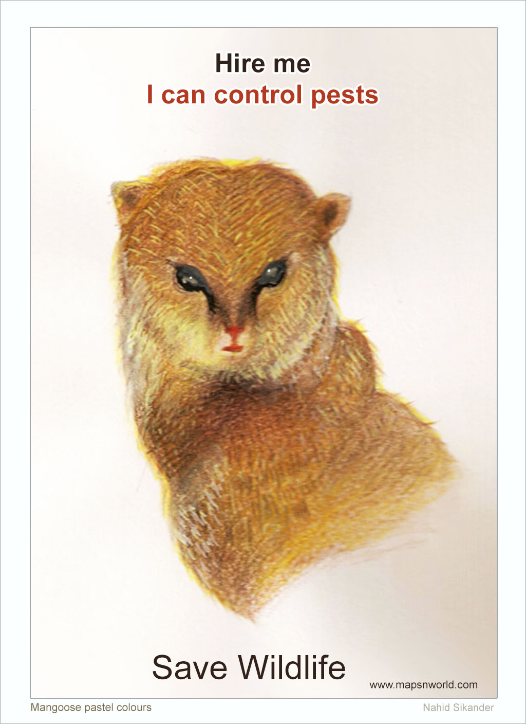 Mangoose poster save wildlife