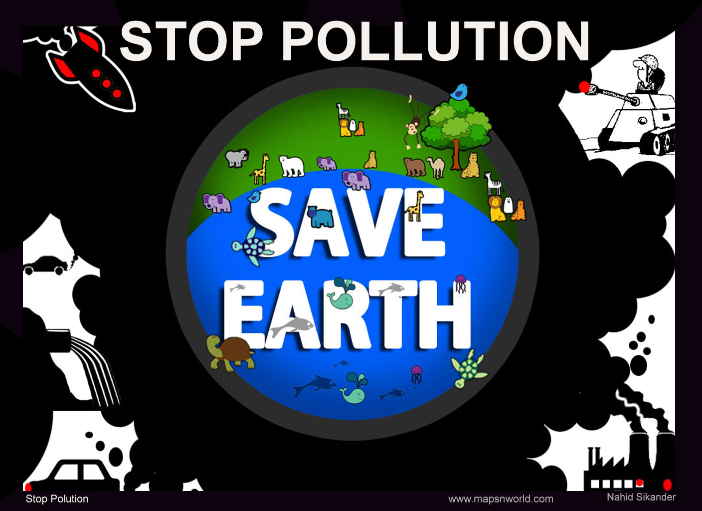 Save Earth posters